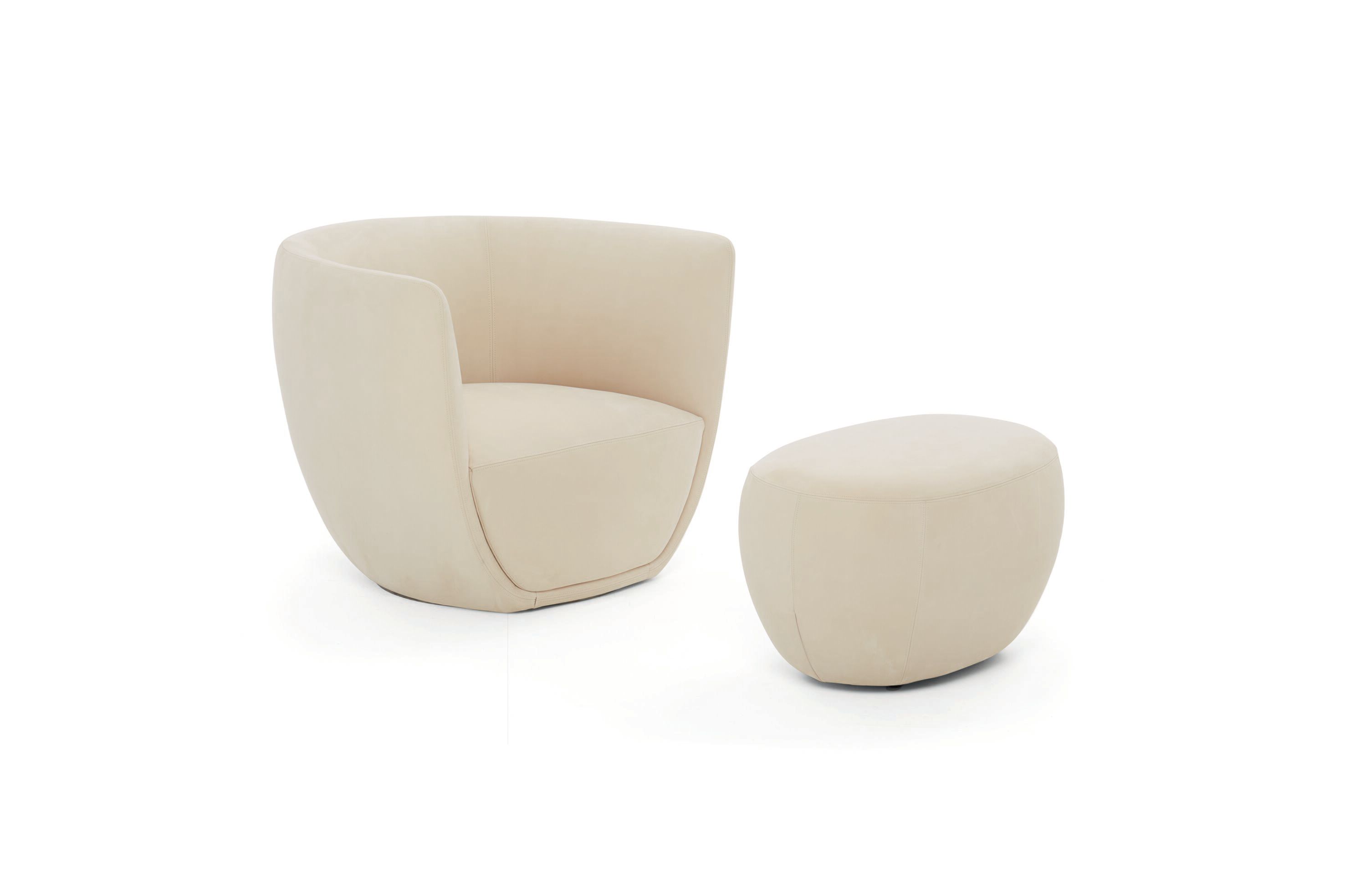 Кожаное кресло с подлокотниками DE PADOVA Softnoons ARCH-00112896 - Вид №4