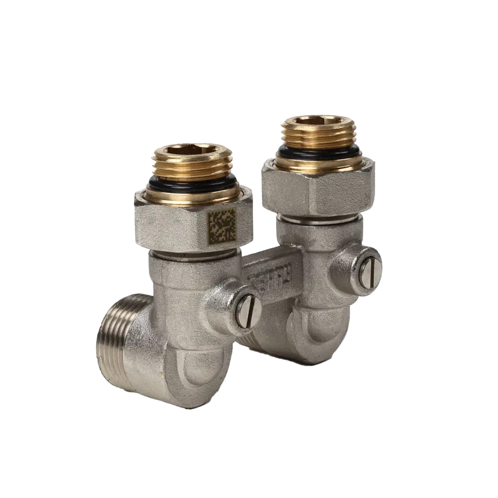 Узел нижнего подключения угловой Н-образный Рехау 3/4"x1/2" Santreyd STLM-2053871 - Вид №2