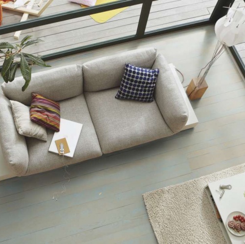 Паркетная доска Meister PС 400 Style Фьордово-синий 8268 Дуб Рустик с брашью (Текстурированная) 2400х255 мм 2300200061 - Вид №3