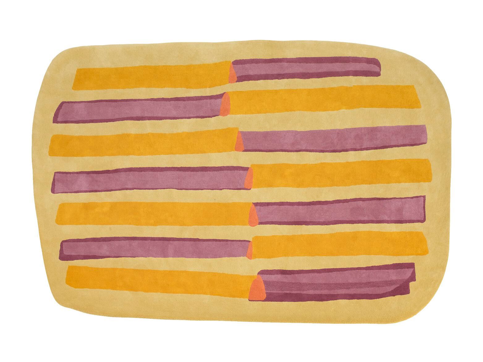 Полосатый гималайский шерстяной ковер Kartell PARAYS ARCH-00106815