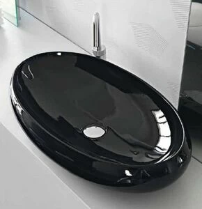 18998 Накладная раковина на столешницу  овальная Ceramica Hidra