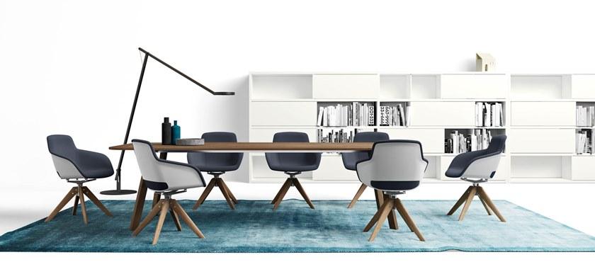 Sinetica Стол для переговоров из дерева с системой управления кабелями Stay sun-id-1448077 - Вид №4