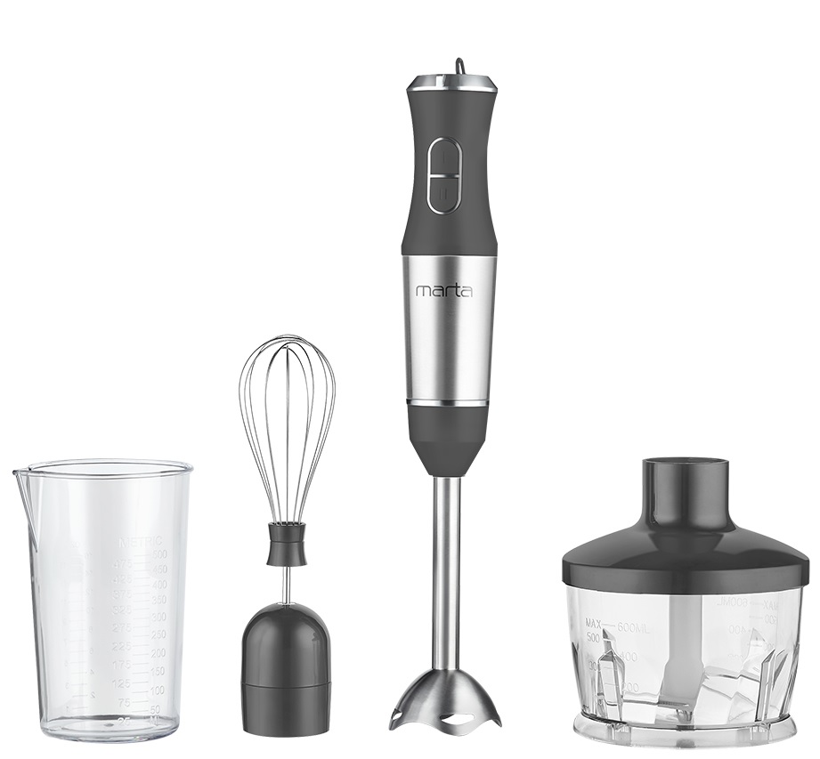 5360862 Блендер погружной MARTA MT-1566 серый STDN-0003968