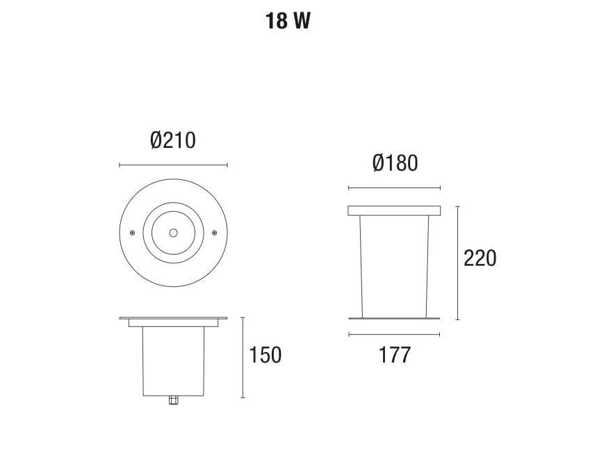 Напольная заливка формы алюминия Сид заполнителя PAN Bart ARCH-00004874 - Вид №1