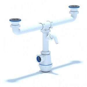 Сифон АНИ Грот 1 1/2"х40мм двойной с отводом стиральной машины A3500