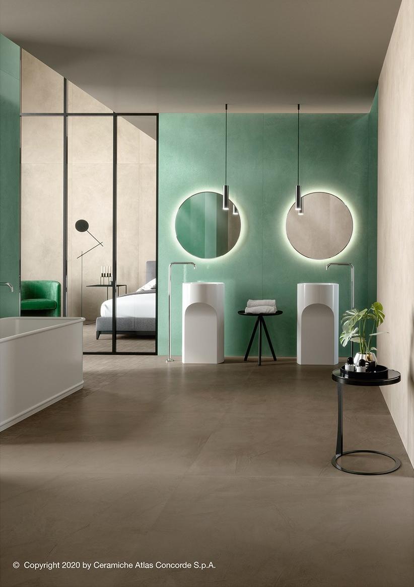 Atlas Concorde Белая плитка для стен с эффектом смолы Prism sun-id-1514355 - Вид №51