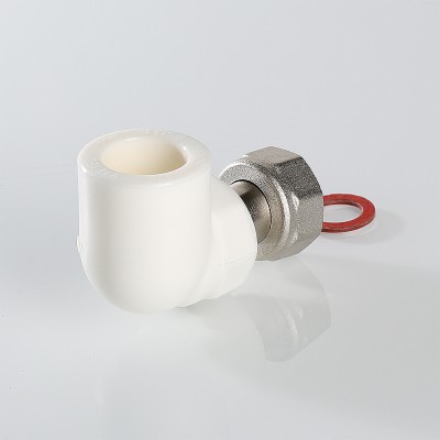 VTp.758.0.02506 Фитинг полипропиленовый – угольник с накидной гайкой Valtec 25 мм х 1"  - Вид №7