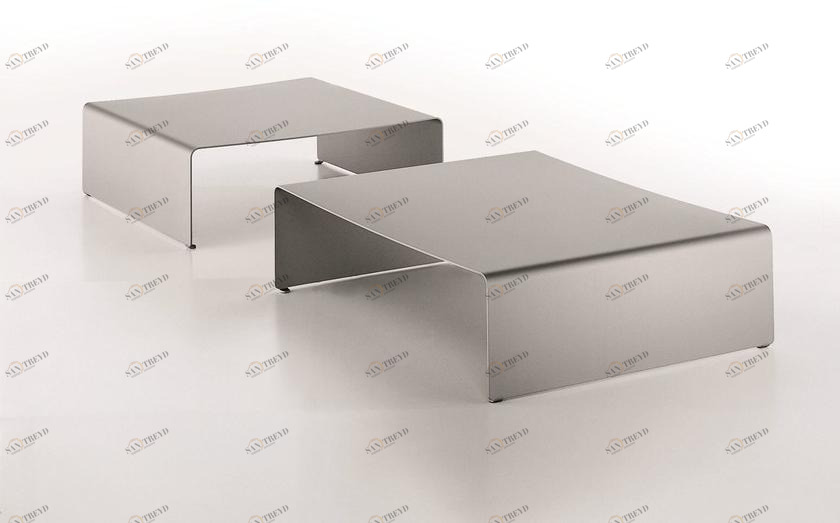 MDF Italia Низкий стол из алюминия sun-id-1514448