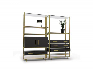 Книжные шкафы Mulligan Bookcase Covethouse ESSENTIAL HOME