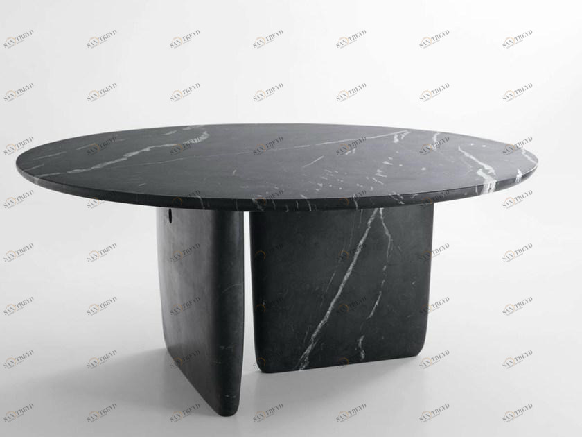 B&B Italia Круглый мраморный стол Tobi-ishi sun-id-1472816