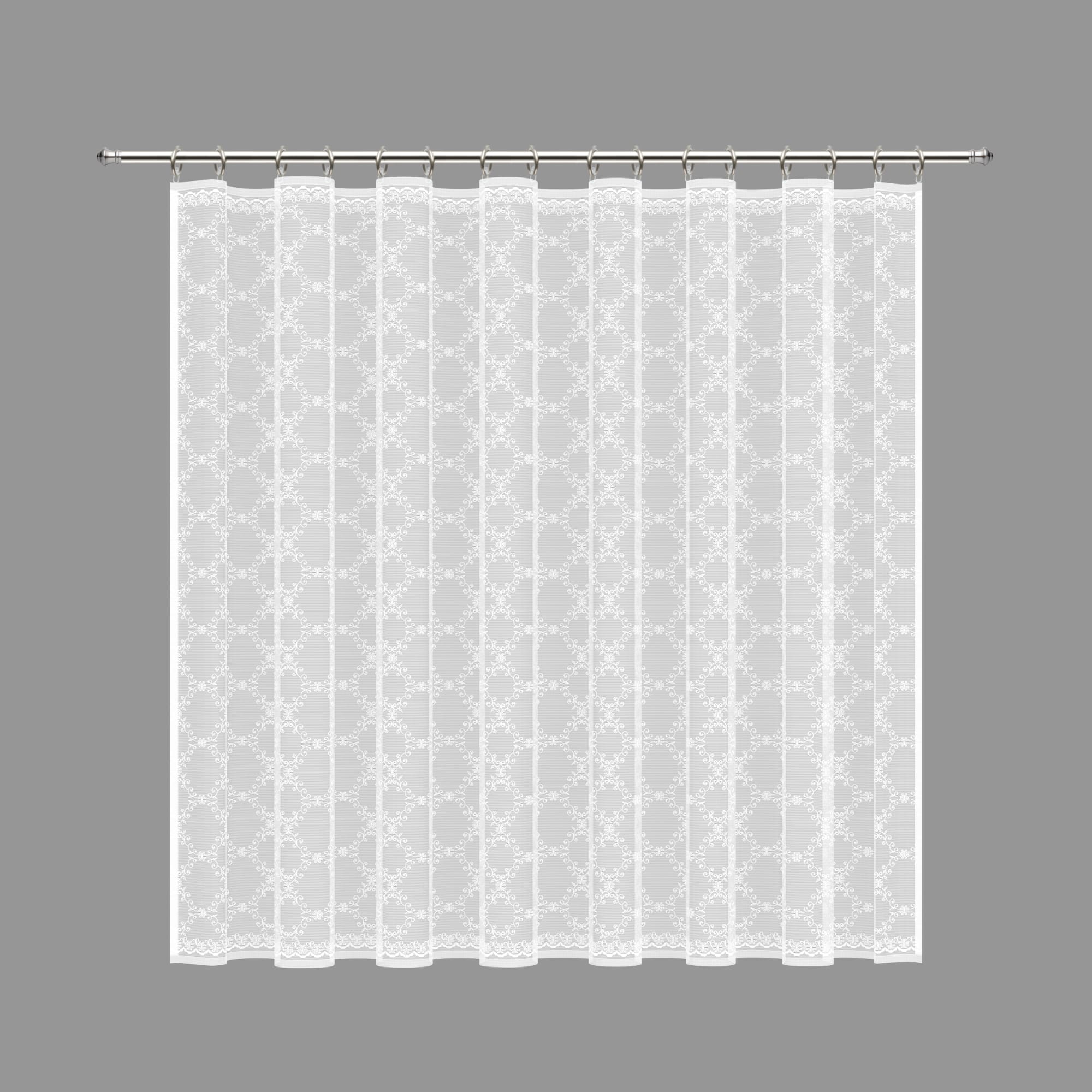 81948127 Занавеска на ленте «Соты», 250х160 см, цвет белый Santreyd  - Вид №1