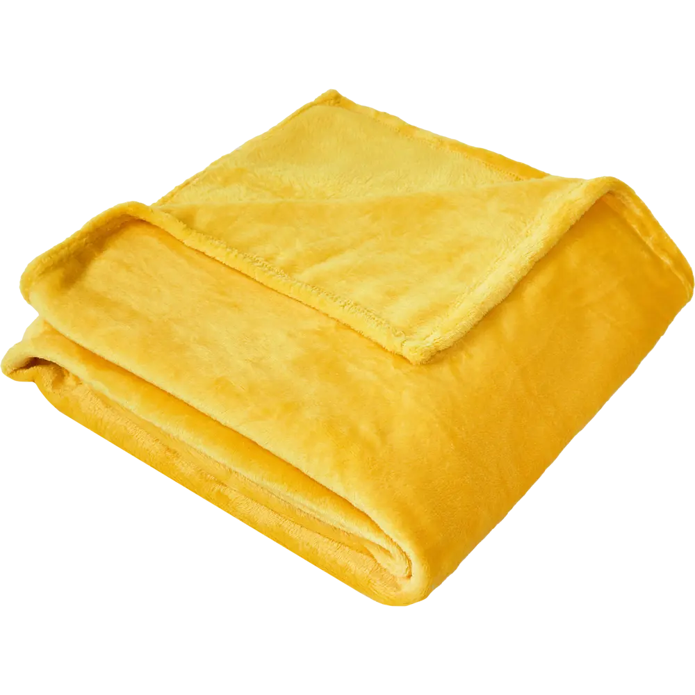 Плед Malica 150x200 см велсофт цвет желтый 87901845 STLM-2181204 СТОЛИЦА ТЕКСТИЛЯ