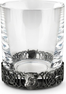 10671776 Русские самоцветы Стопка Бык Русские самоцветы, серебро 925 Серебро 925