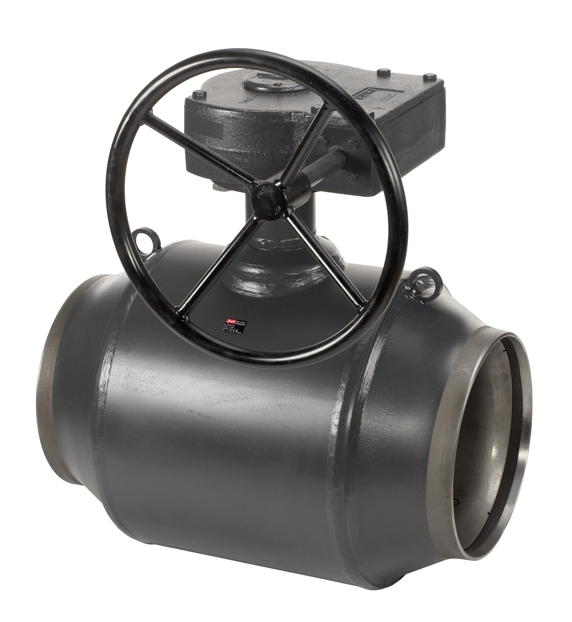 Danfoss JiP цельносварные из углеродистой стали с полным проходом (PN 16/25/40) JIP FF Кран шар полнопр Ду80 Ру25 руч 065N1335  - Вид №14
