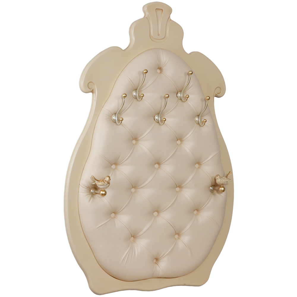 11554 Вешалка настенная Квин Айвори Крем BOGACHO 4627155816469 - Вид №1