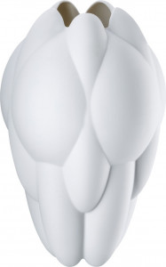 10640550 Rosenthal Ваза Rosenthal Суть 25см, фарфор, белая, матовая (Седрик Раго) Фарфор