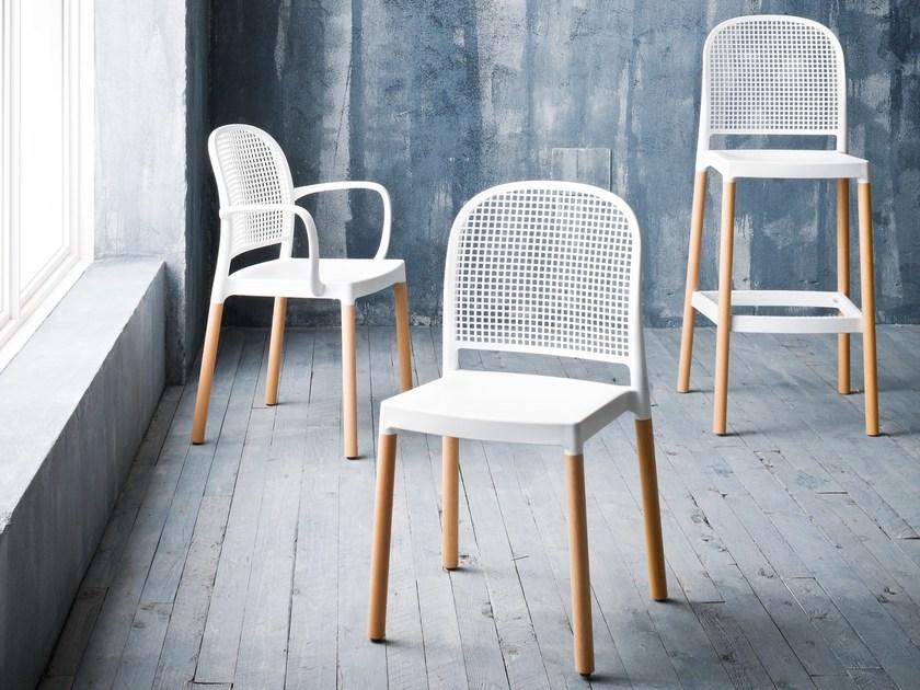 GABER Стул из технополимера с подлокотниками Panama sun-id-1423173 - Вид №6