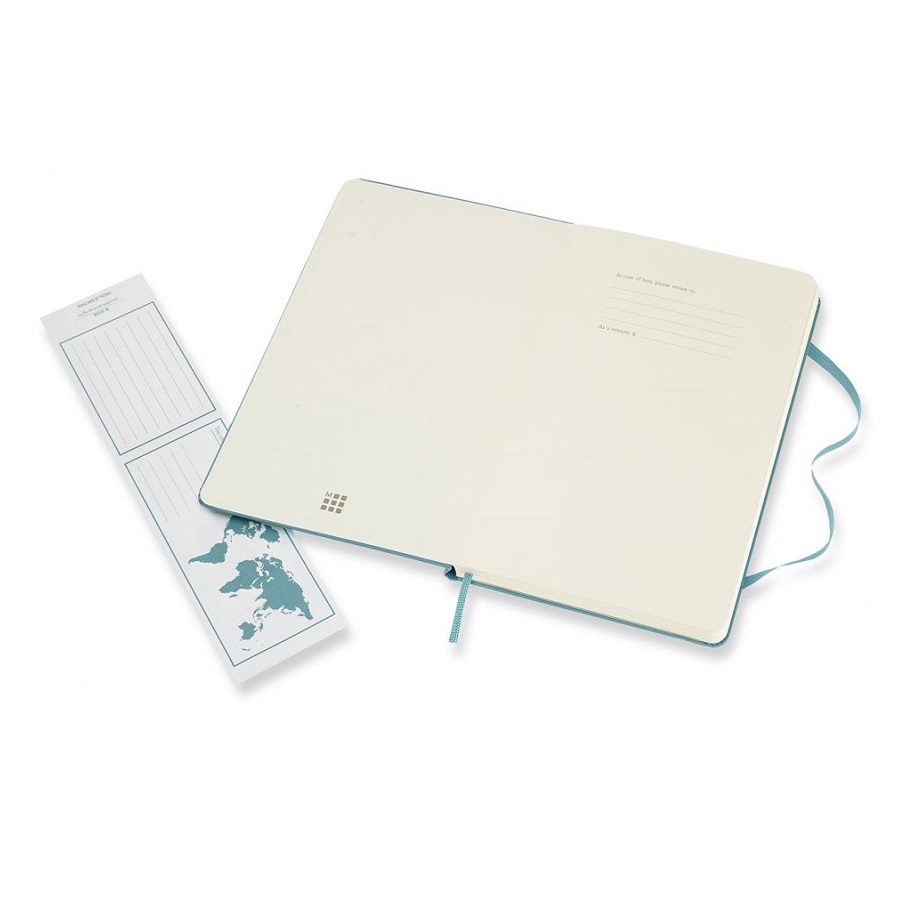 Блокнот Moleskine CLASSIC LARGE, линейка, голубой 1048954 - Вид №2