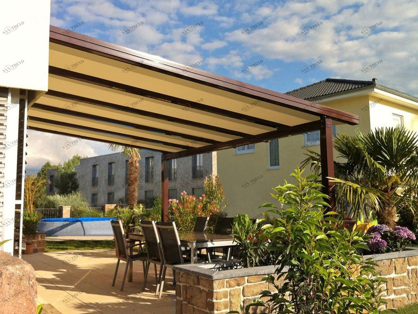 Пристенная пергола из алюминия Santreyd sun-id-1499633