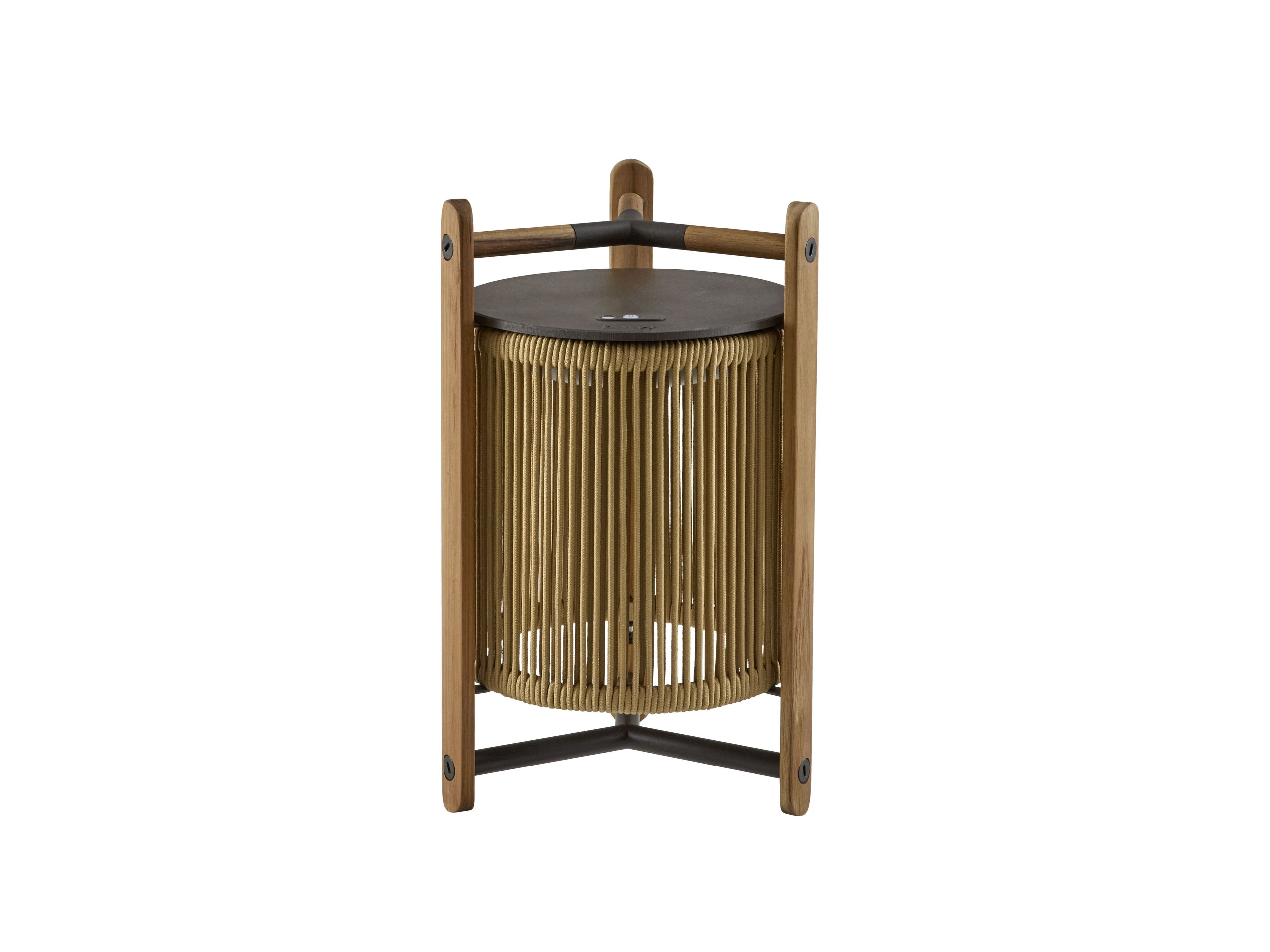 Светодиодная настольная лампа из тикового дерева с USB-зарядкой Bover Kando ARCH-00153236