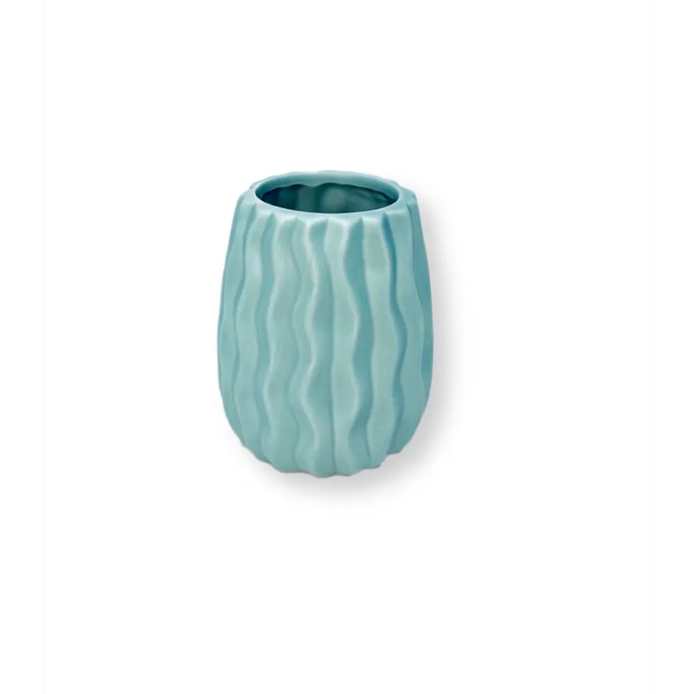 Керамический стакан для зубных щеток Primanova Cake в небесно-голубом цвете 89380963 STLM-1576015