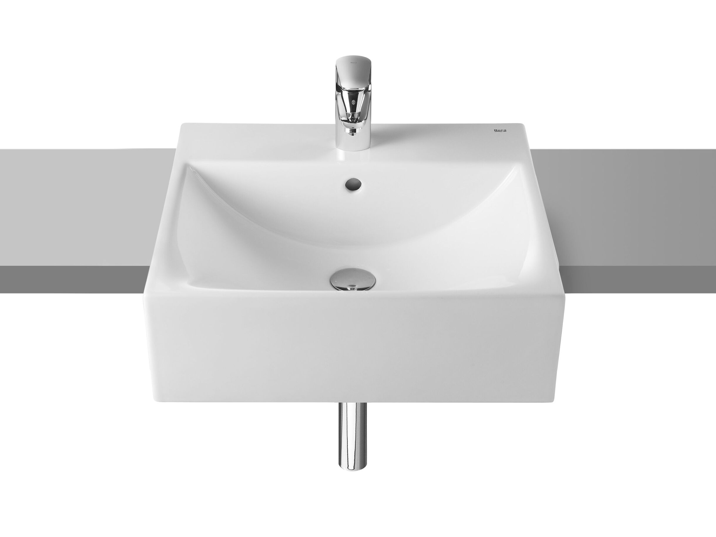 Прямоугольная фарфоровая раковина с переливом Roca DIVERTA 32711S..0 ARCH-00058863 - Вид №1