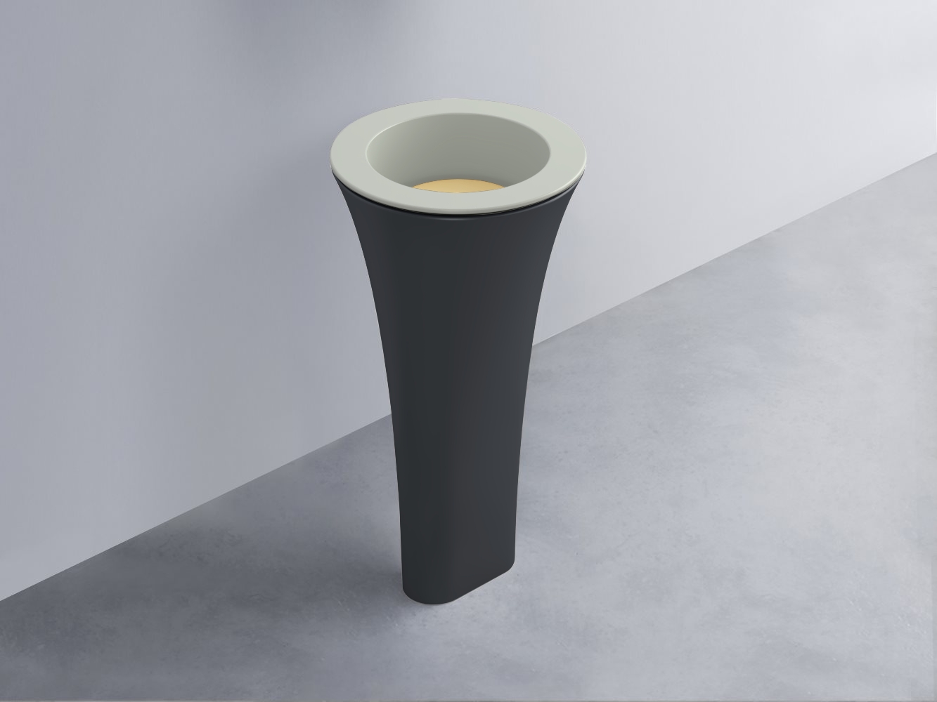 AMLA45-PM+AMPILT-CN+AMCOLT-BA Раковина Amedeo Tondo отдельностоящая cielo Enjoy + Amedeo Ceramica Cielo