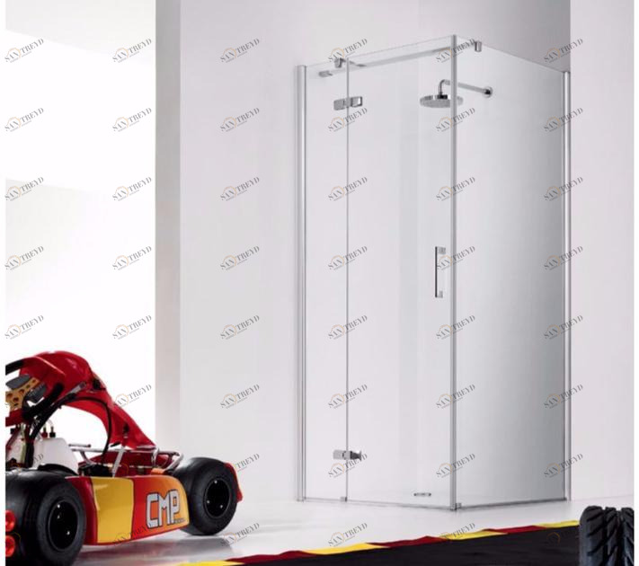 INDA® Душевая кабина из стекла с распашными дверцами и неподвижным элементом Praia design sun-id-1468995