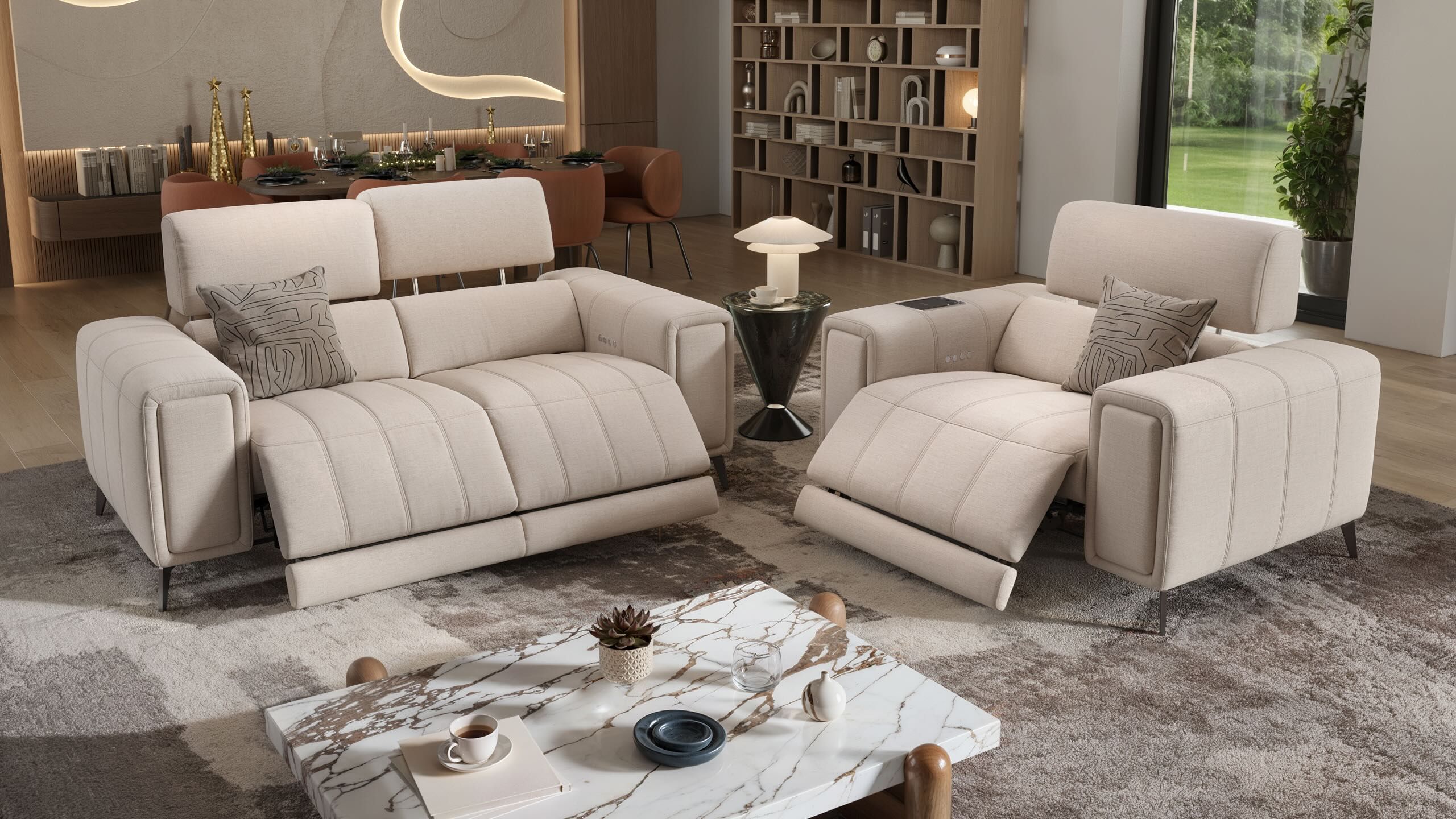 2-местный тканевый диван Sofanella Linera ARCH-00082766 - Вид №5