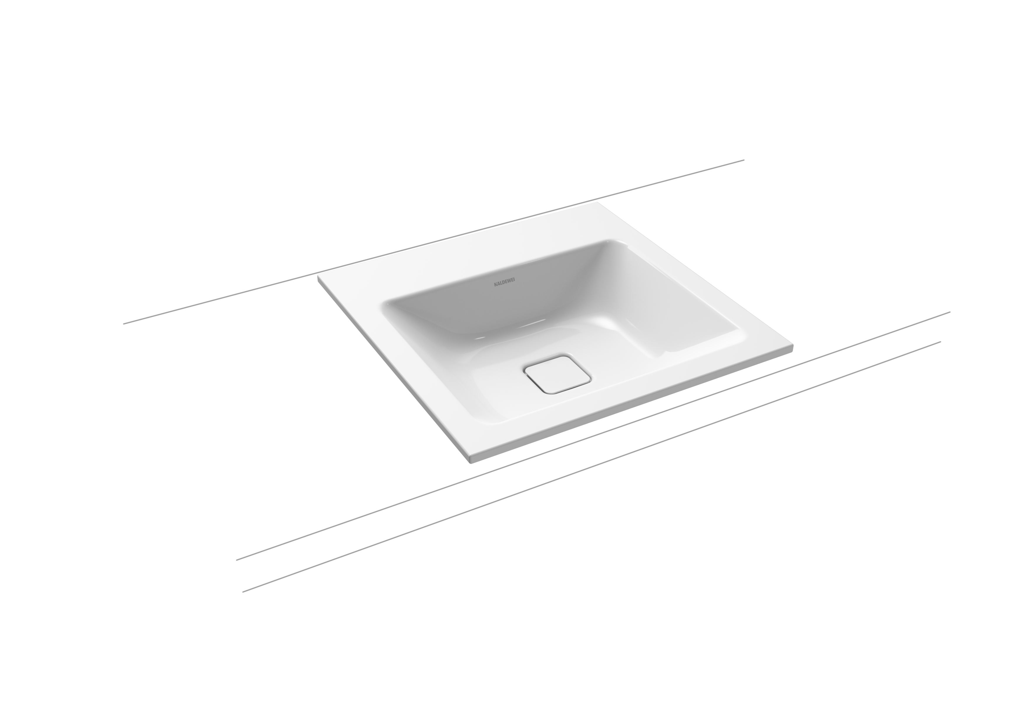 Умывальник KALDEWEI Сталь эмалированная 3081 443 теплый бежевый 20 30813083443  - Вид №1