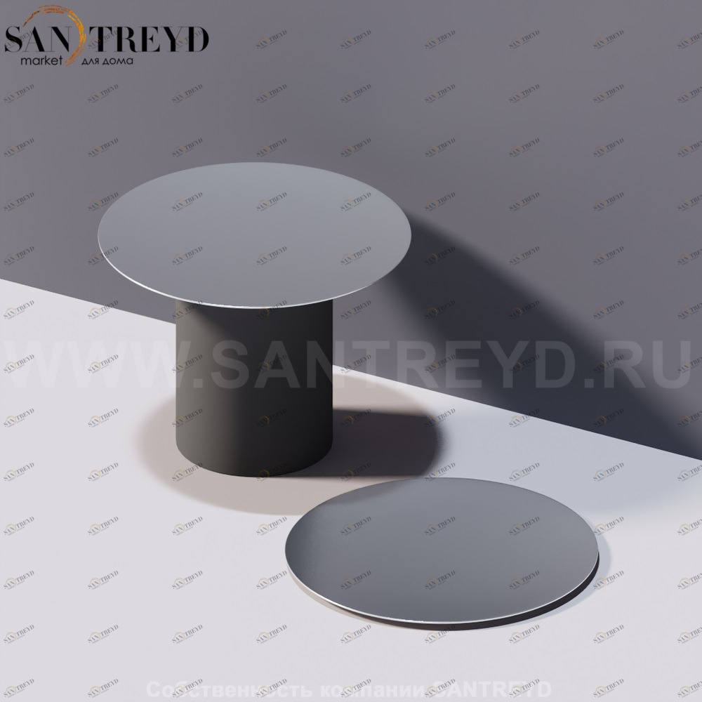 Agape GEMMA Лоток или крышка 18 см хромированный сатин ACOM255SP