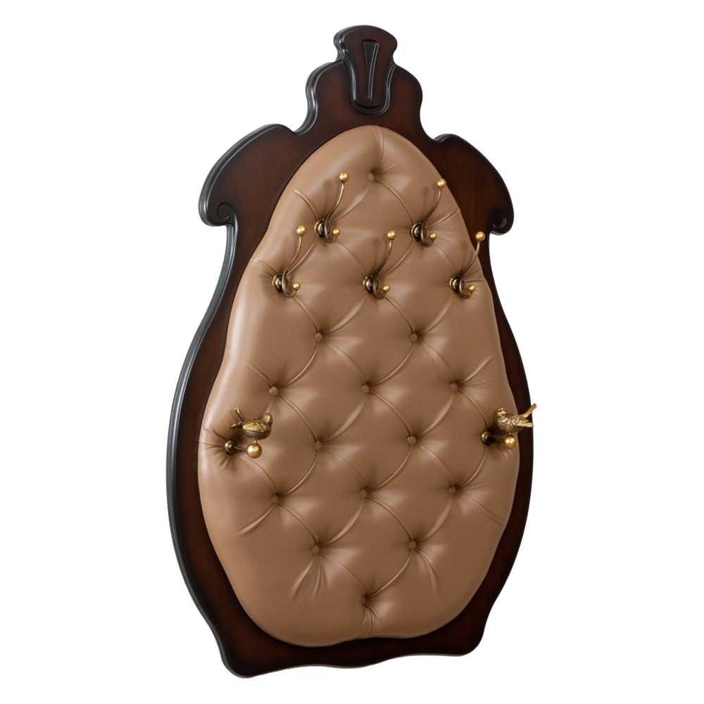 11554 Вешалка настенная Квин Каштан Капучино 1 BOGACHO 4627155816483