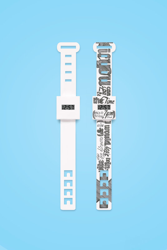 Часы для настоящих художников SUCK UK SKPAPERWATCH1 - Вид №7