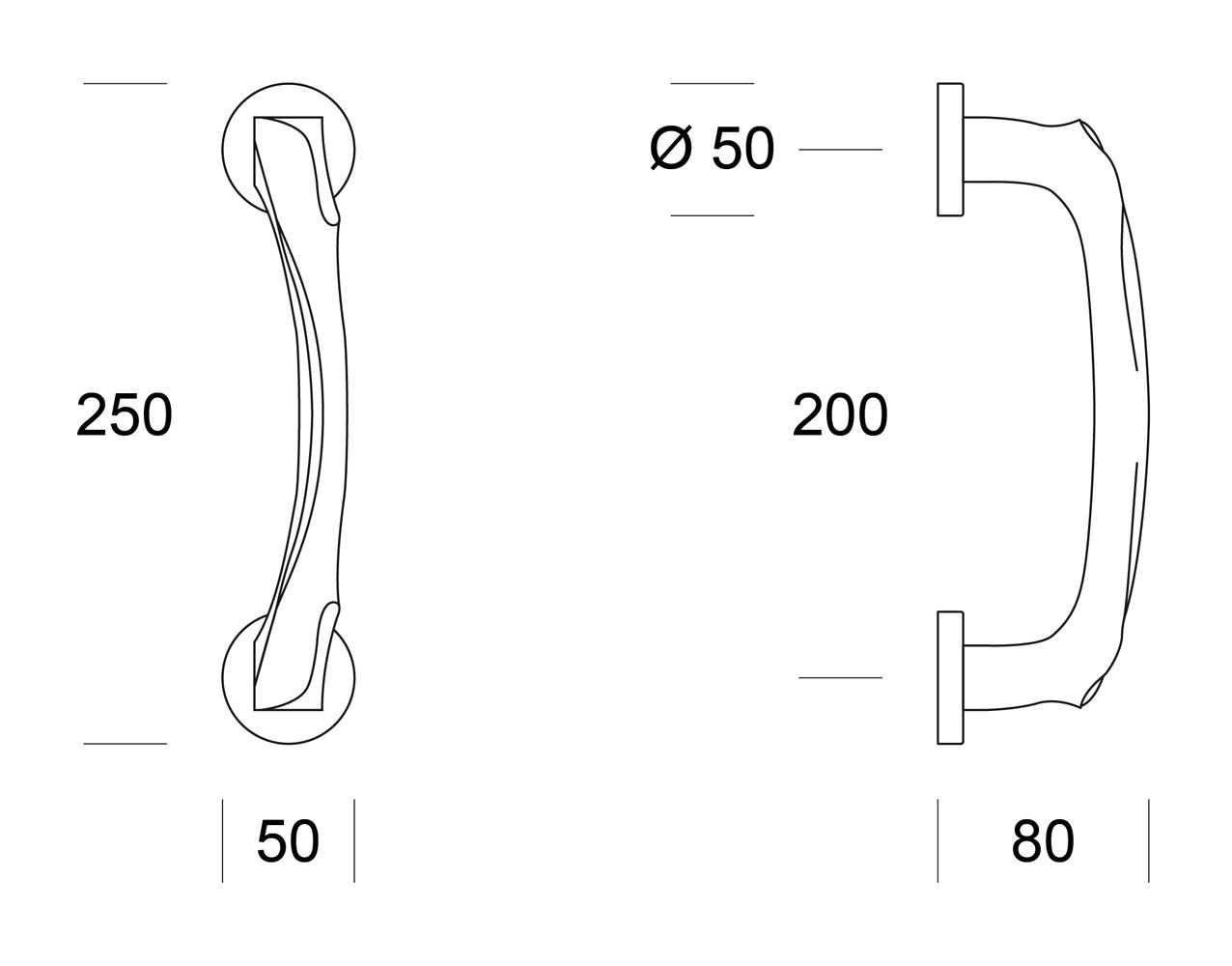 Поручень Ento анатомическая ARCH-00086984 - Вид №1