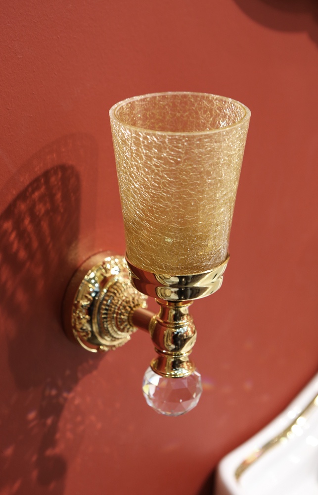 Стакан для щеток MIGLIORE.CRistalia ML.CRS-60.202.DO - золото  - Вид №1