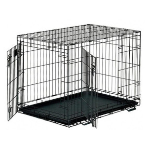 Т00021362 Клетка для животных Life Stage двухдверная черная 91х61х69см MidWest