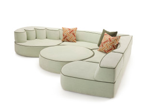 Модульный тканевый диван