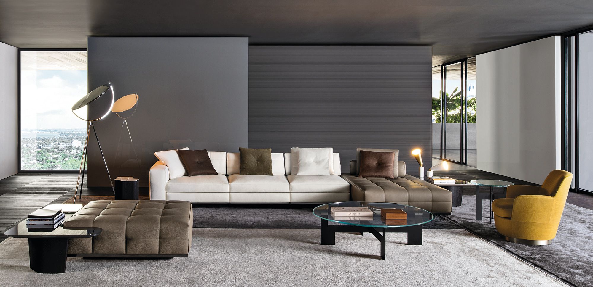 Модульный тканевый диван Minotti ARCH-00049247 - Вид №5