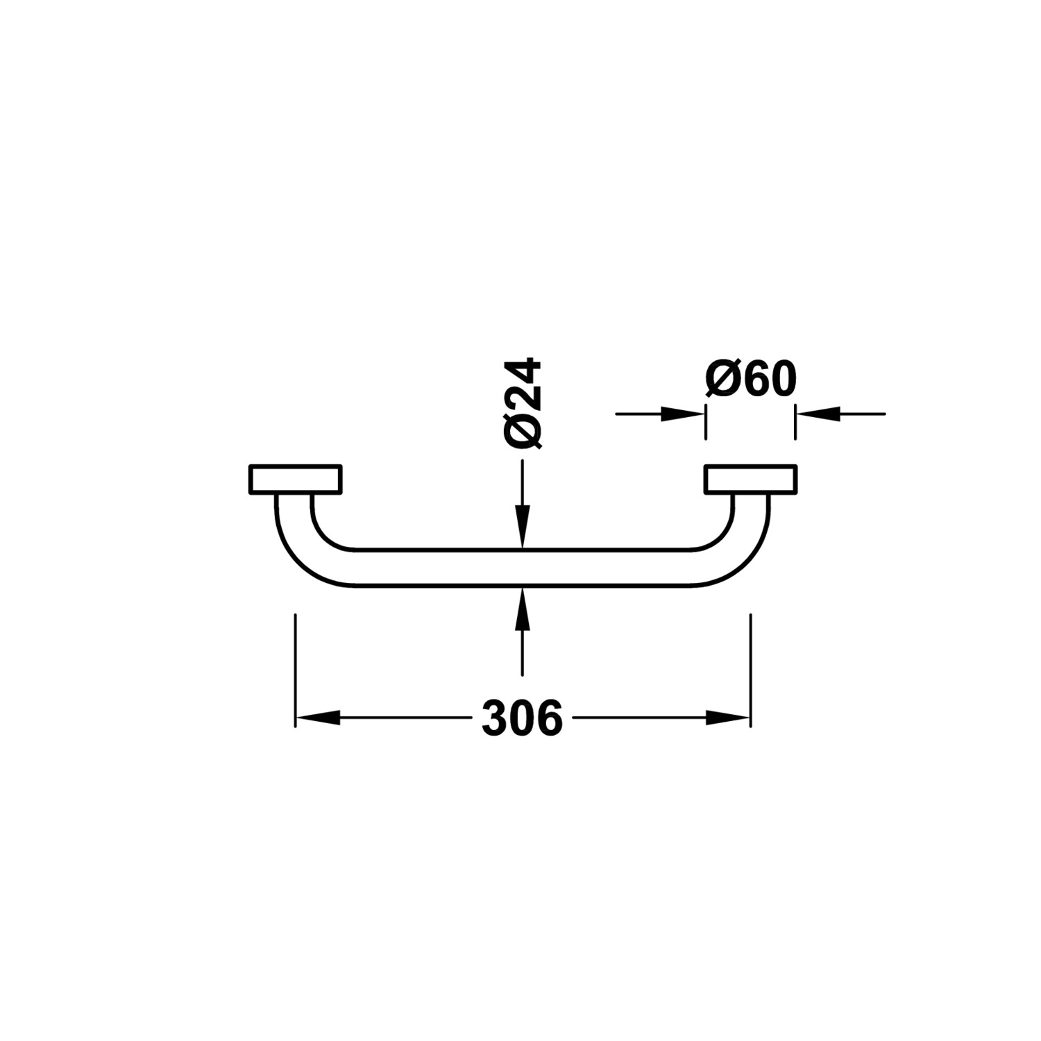 Поручень для ванны-134184OM TRES Redondo - Вид №1