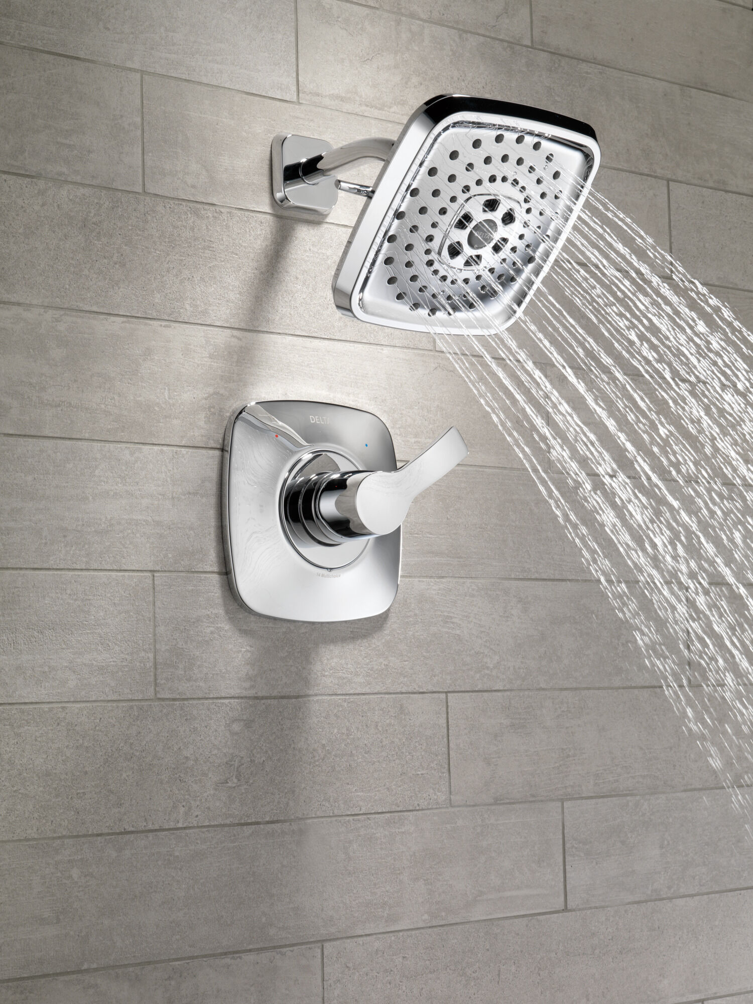 T14252-PN Накладка для душа Monitor® 14 серии H2Okinetic® Delta Faucet Tesla Полированный никель - Вид №3