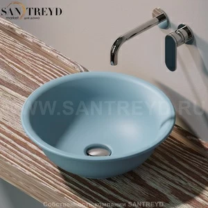 BL42L5014 Накладная раковина на столешницу  круглая Ceramica Flaminia Boll