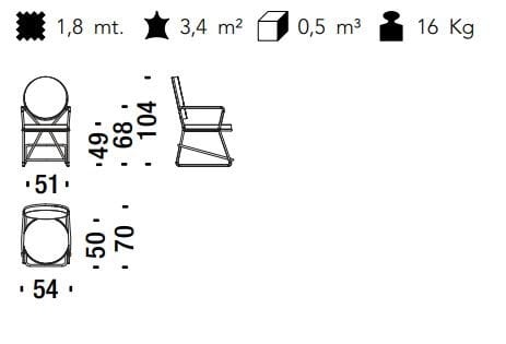 Мягкий стул с подлокотниками MOROSO Double Zero ARCH-00033244 - Вид №10