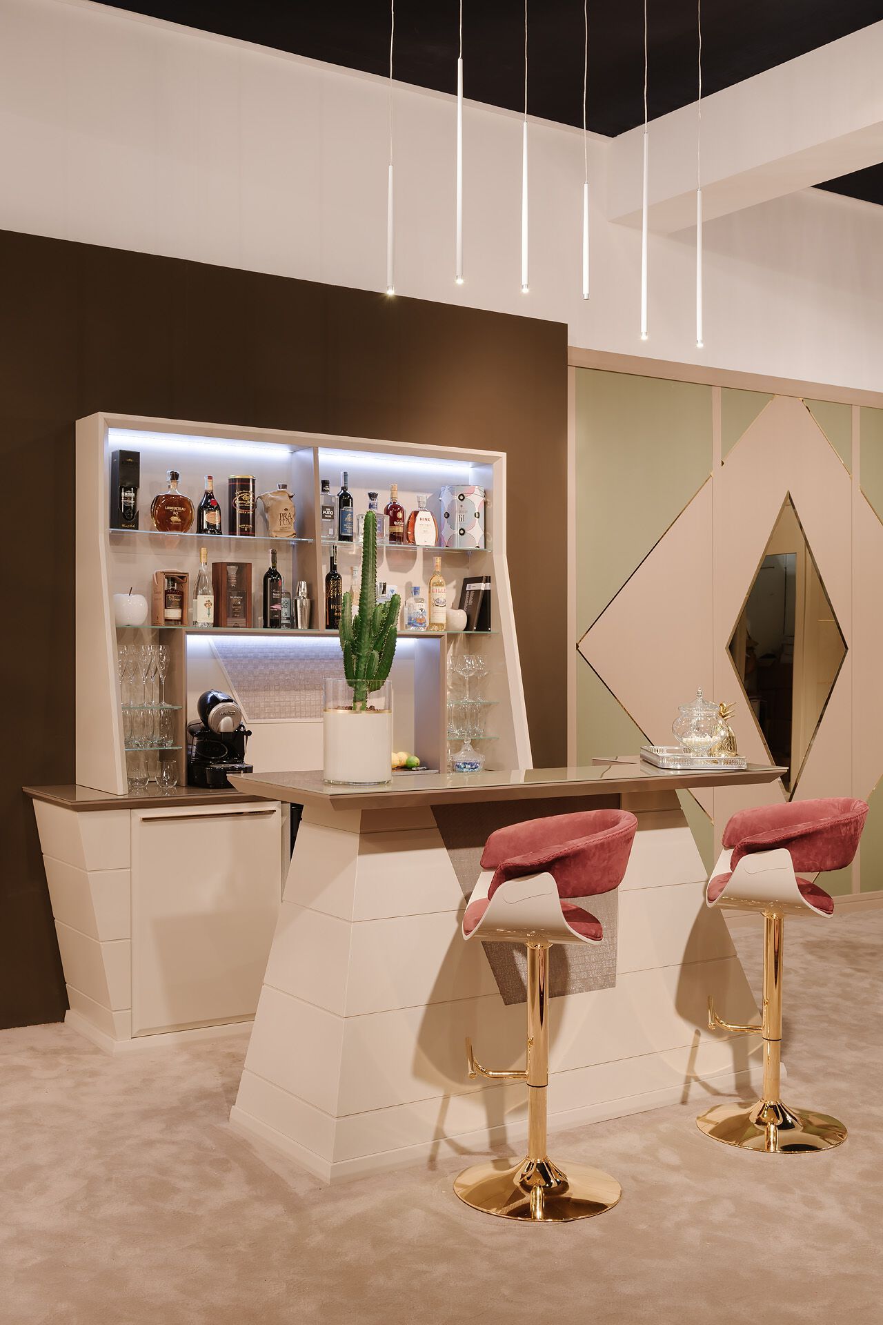 Барная стойка из закаленного стекла Vismara Design HEMINGWAY ARCH-00054934 - Вид №4