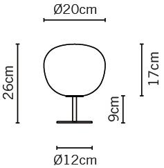 Fabbian Настольная лампа из стекла Lumi mochi sun-id-1390879 - Вид №2