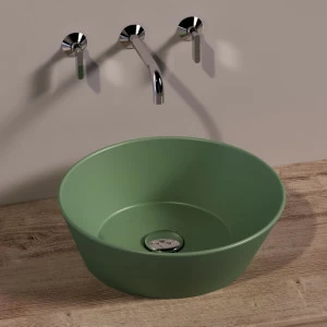 WA01MIRTOMATT Накладная раковина на столешницу  круглая Simas