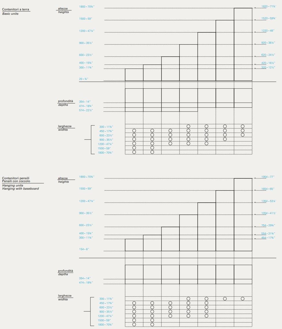 Lema Модульный буфет с распашными дверцами T030 sun-id-1430485 - Вид №12