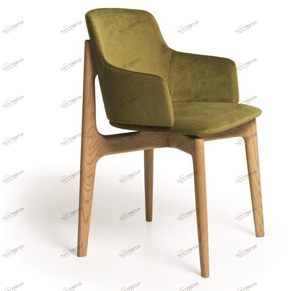 Very Wood Стул с обивкой и подлокотниками sun-id-1378138