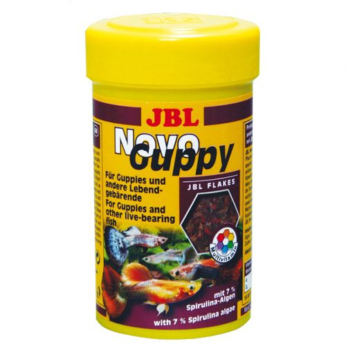 ПР0021590 Корм для рыб NovoGuppy основной корм для гуппи и других живородящих 250мл. JBL 