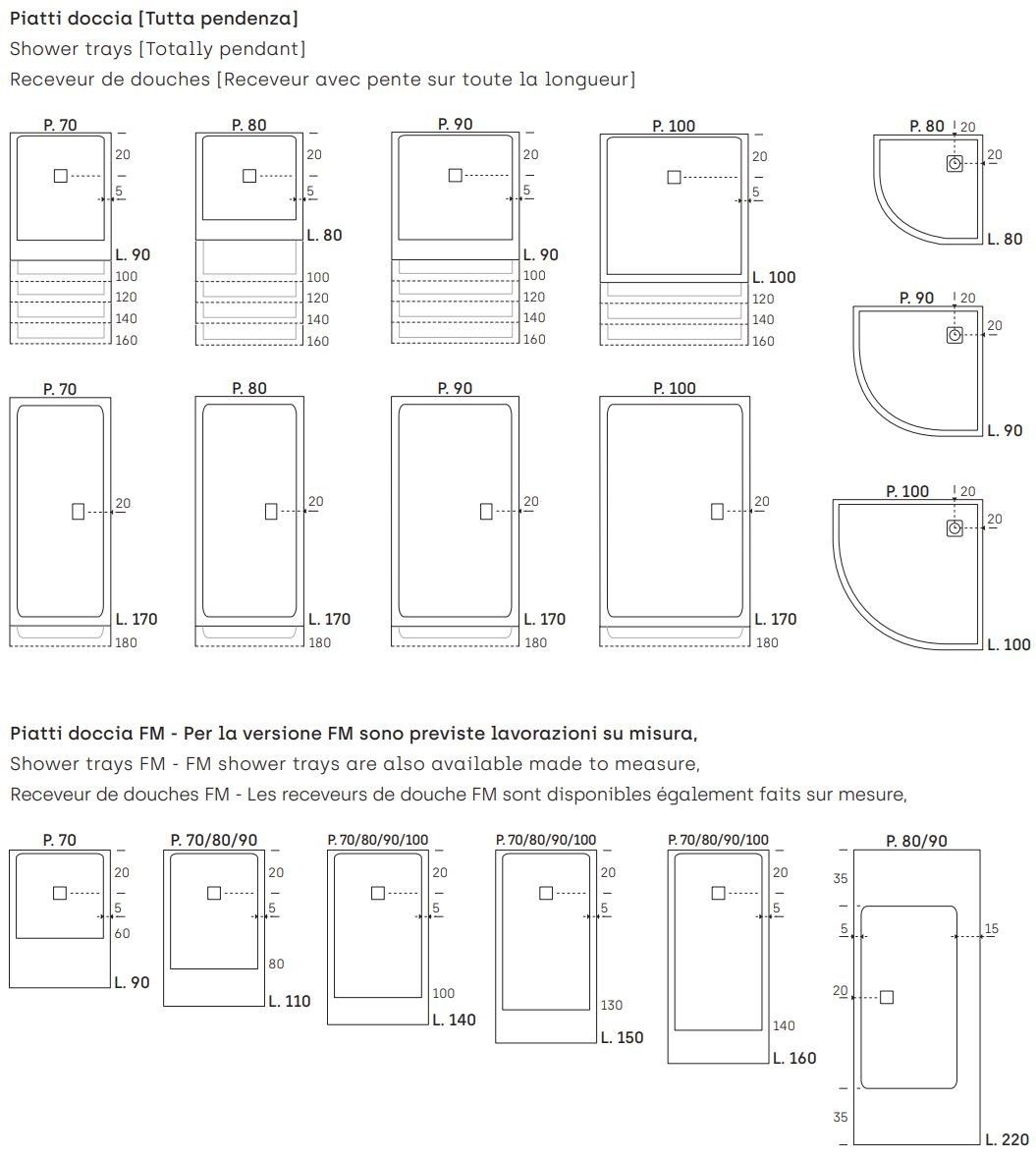 Поддон для душа с утопленным напольным покрытием DISENIA этаж ARCH-00020003