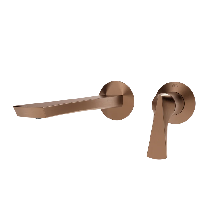 Смеситель для умывальника 72088 708 Gessi Ventaglio МЕДНЫЙ МАТОВЫЙ PVD 72088708